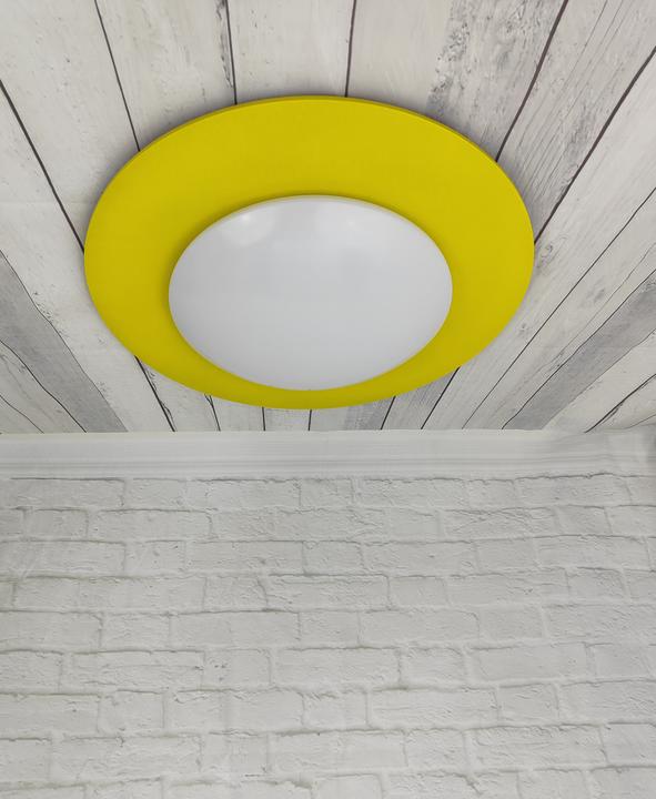 Image du produit Niermann Stand By Niermann Saturn Plafonnier E27 Jaune Made in Germany