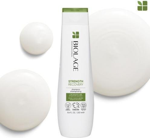 Produktbild Biolage Shampoo for damaged hair Strength Recovery (Shampoo) - Volume: 250 ml (250 ml, Flüssiges Shampoo)