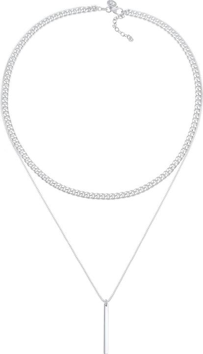 Immagine prodotto Elli 2-lagige Panzerkette (Argento, 40 cm)