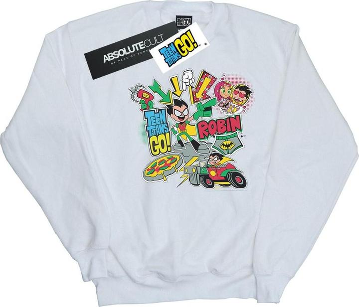 Produktbild Teen Titans Go Robin Montage Sweatshirt Jungen (152, 158)
