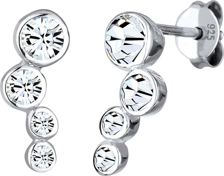 Immagine prodotto Elli Orecchini Basic Geo Trend Cristalli Argento 925 (Argento 925, Cristallo di vetro)
