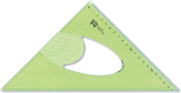 Produktbild Arda Winkel Elastika 30cm 3440 Hellgrün transparent (30 cm)
