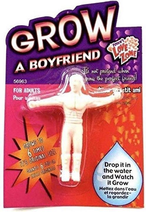 Actual product image Bristol Novelty Grow A Boyfriend joke article
