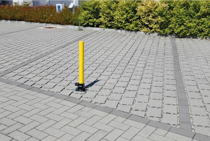 Produktbild AM Parkpfosten klappbar aus Stahl mit Schloss