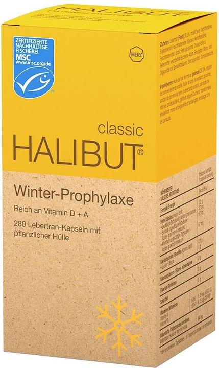 Actual product image Halibut CLASSIC min A and D 120 capsules (120 Piece, Capsules, 53 g)