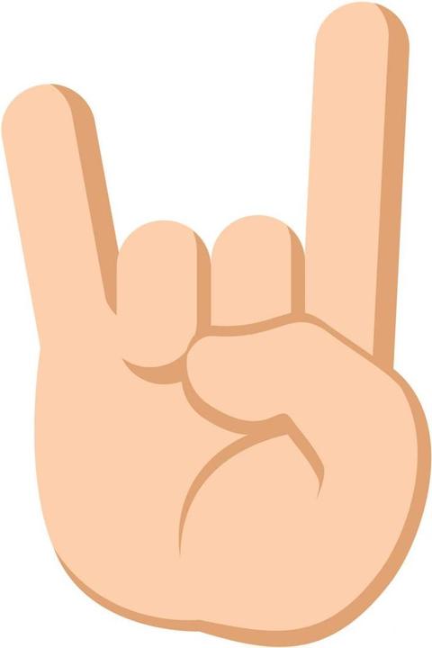 Image du produit Emojione Emoji Let's Rock (40 x 60 cm)