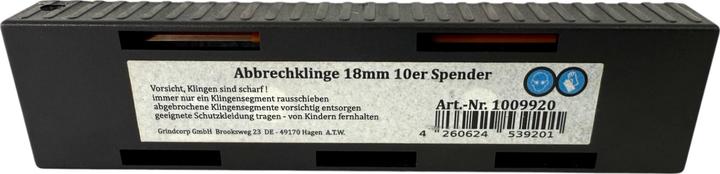 Grindcorp 2x Abbrechklinge 20 Stück für Cuttermesser ( 2x 1009920 ) (Ersatzklinge)