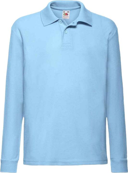 Fruit of the Loom Langarm Pique Polo Shirt
