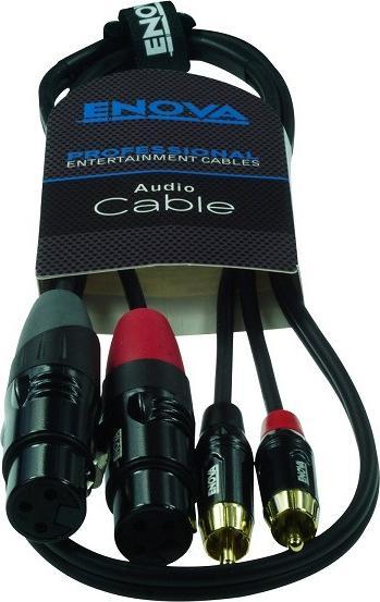 Produktbild Enova XLR auf Chinch Kupplung/Stecker Kabel 3m (3 m)