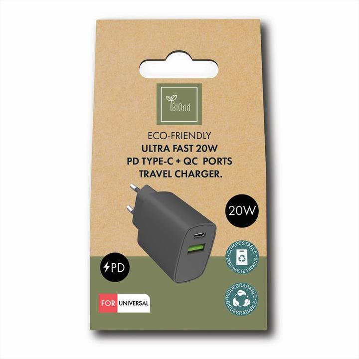 Image du produit BIOnd Chargeur PD 20W double port USB-A &-C (20 W)