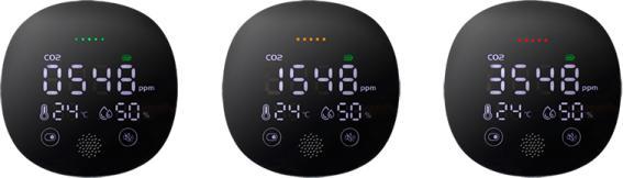 Produktbild LogiLink CO2-Messgerät,Temperatur & Luftfeuchtigkeitsanzeige