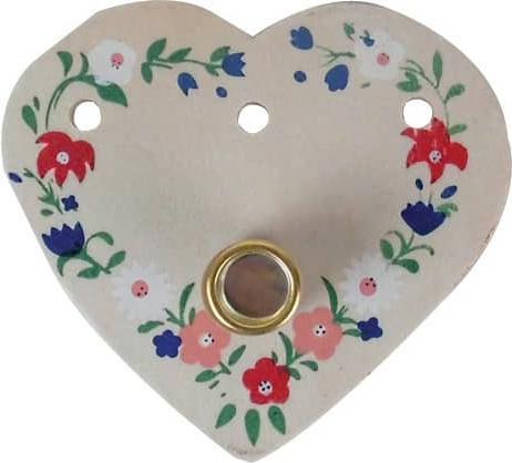 Tib Wooden Stand Heart Shape Wood 0-9 multicoloured (1 x)