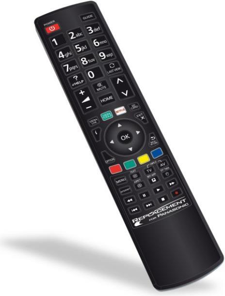 Immagine prodotto GBS Telecomando sostitutivo Panasonic (Telecomando specifico per il dispositivo, Infrarossi)