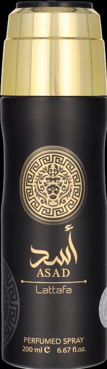 Lattafa Perfumes Asad Lattafa Perfumed Spray 200ml 6.67 Fl Oz Body Deo Spray for Men (Spray, 200 ml)