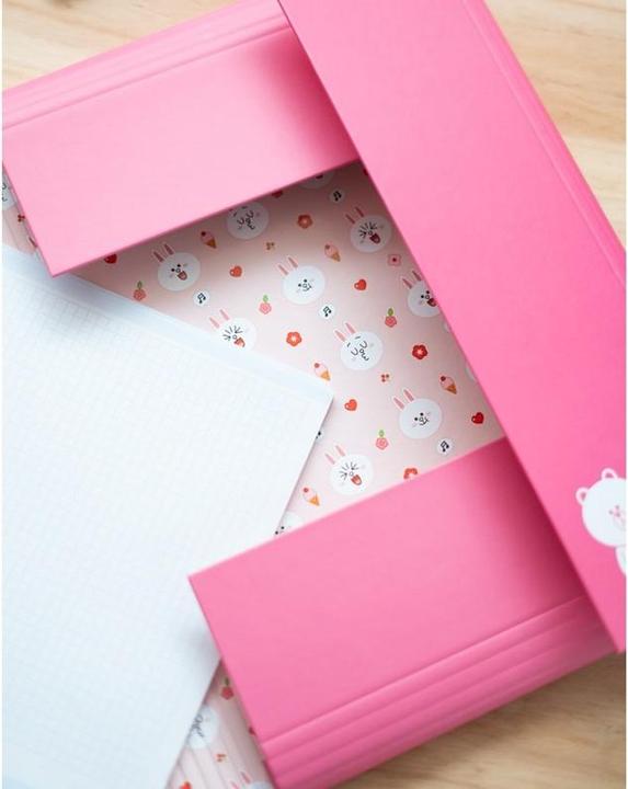 Actual product image Line Friends CONY Bunny A4 Document Folder (24 x 34 cm) (A4)
