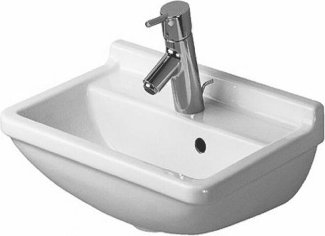 Produktbild Duravit Handwaschbecken STARCK 3 m ÜL HLB 450x320mm 1 Hahnloch weiss (320 mm, 450 mm)