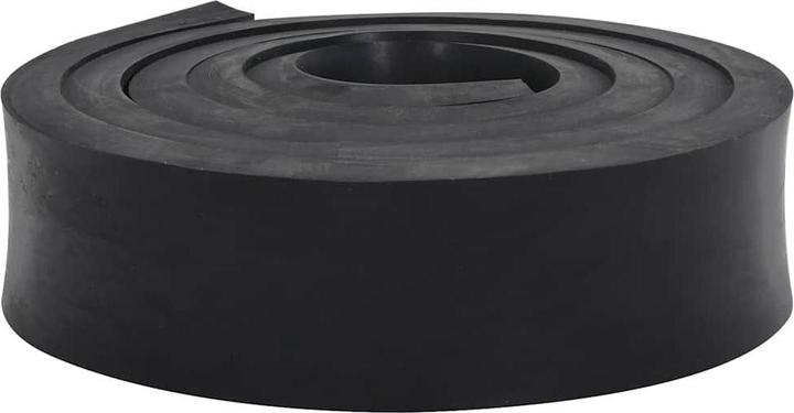Produktbild VidaXL Schürfleiste Gummi Schwarz 300x10x2 cm Schürfleiste Gummilippe