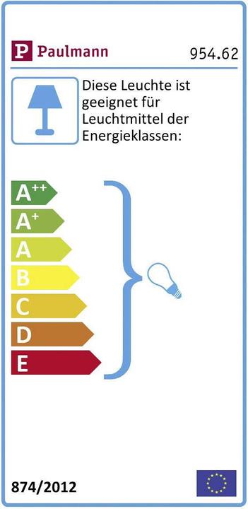 Etichetta energetica Paulmann Copertura del set base URail (GU10)