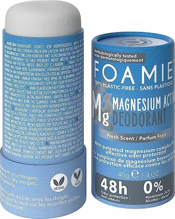 Actual product image Foamie Refresh Magnesium Active Deodorant ( Fresh Scent ) - Deodorant Stick - 40.0g (Stick)