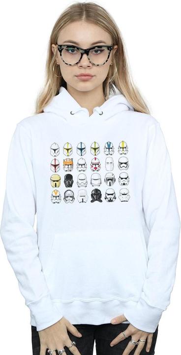 Image du produit Star Wars - Sweat à capuche TROOPER HELMETS - Femme (S)