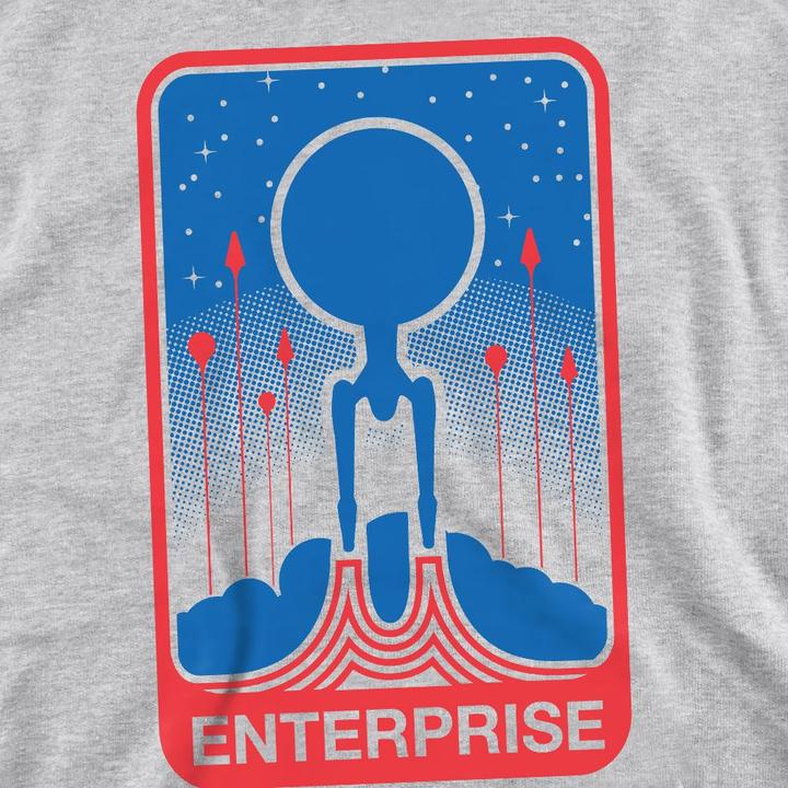Immagine prodotto Star Trek Beyond Enterprise Felpa Tasca a Toppa Adulto Unisex (L)