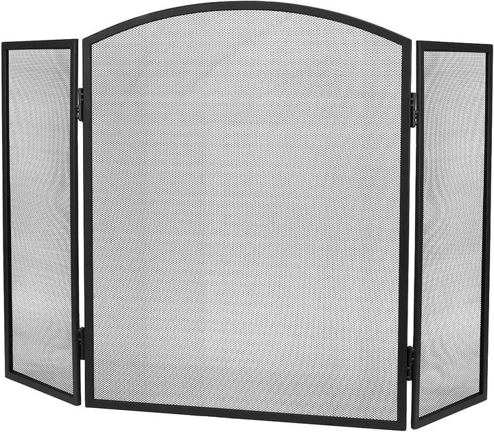 Actual product image Kaminer 3-sided fireplace screen (118 x 28 x 76 cm)