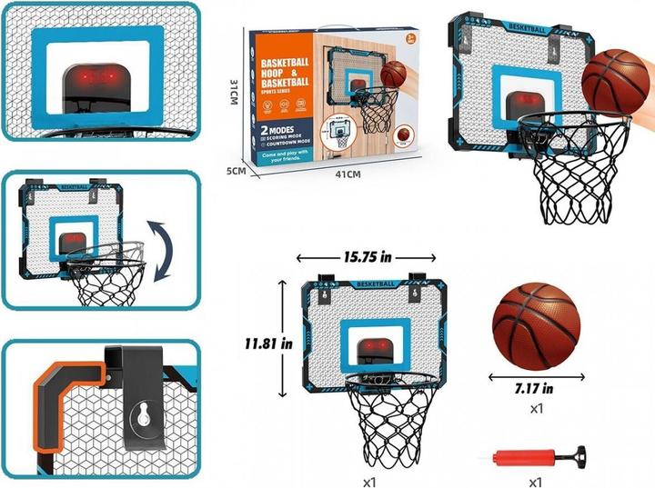 Actual product image MADE Basketballkorb mit Ball und Pumpe