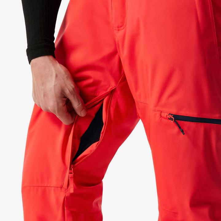 Actual product image Wedze Men's warm and adjustable ski trousers - 500 red (S)