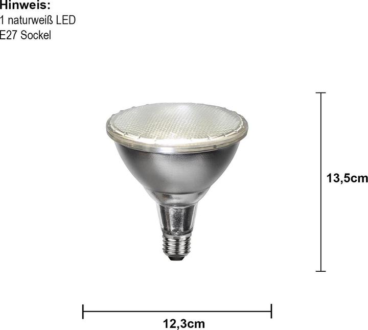 Actual product image Star Trading Spotlight (E27, 15 W, 1250 lm, 1 x, F)