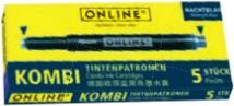 Produktbild Online Tintenpatronen Kombi (Tintenfass, Blau)