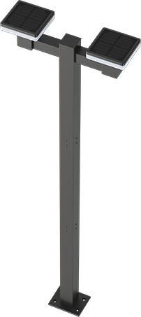 Produktbild Tedura Solar-Wegleuchte 220 cm (2000 lm, IP55)