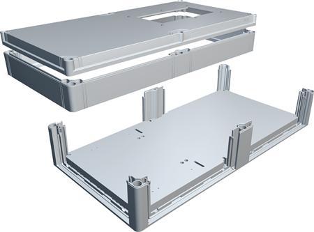 Produktbild Ensto Zählerschrank komplett Cubo ohne Flansch und Zählerklemme für Wandler / direkt 300 x 600 x 187