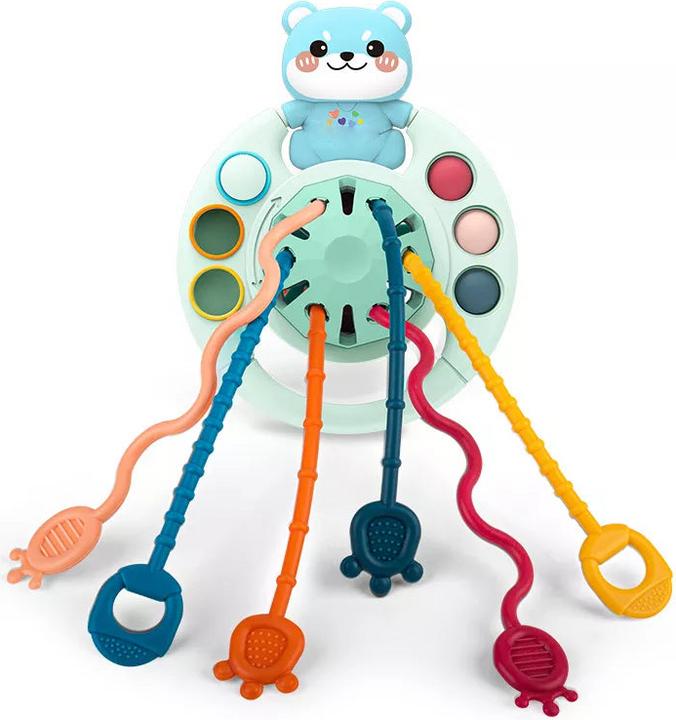 Actual product image Activity Board Blue dog
