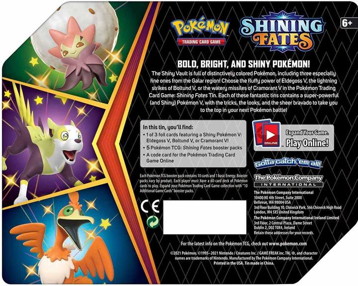 Produktbild Pokémon Shining Fates - V-Tin Set (Englisch)