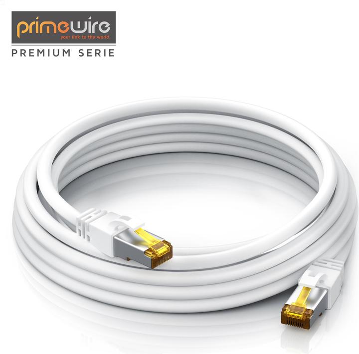 Immagine prodotto Primewire Cavo di rete CAT.7 - cavo Ethernet Gigabit Lan RJ45 - 10 Gbit/s - cavo patch - comp. CAT.6 CAT.8 (S/FTP, PiMF, CAT7, 10 m)