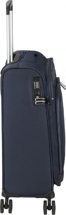 Produktbild D&N Travel Line 9504 4 Rollen Trolley M 67 cm mit Dehnfalte (67 l, M (50 - 90l))