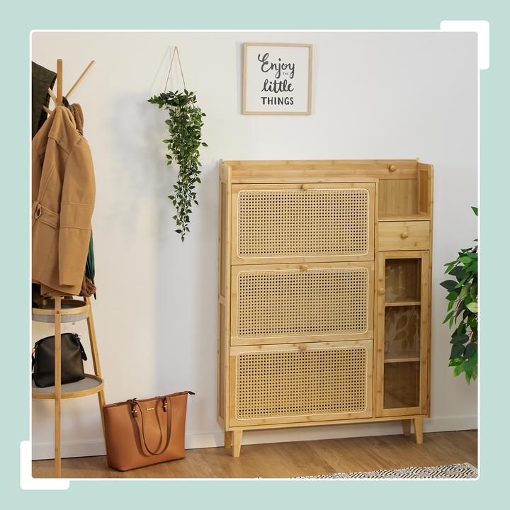 Productafbeelding Relaxdays Schuhschrank (95 x 19 x 127 cm)