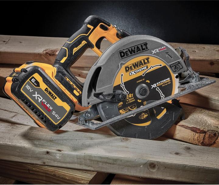 Produktbild DeWalt DCS 573 H2 Akku Handkreissäge 18 V 190 x 30 mm Brushless + 2x Akku Powerstack 5,0 Ah +
