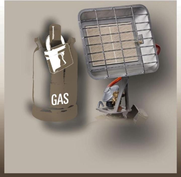Actual product image Einhell GS 4400 gas radiant heater (4400 W)