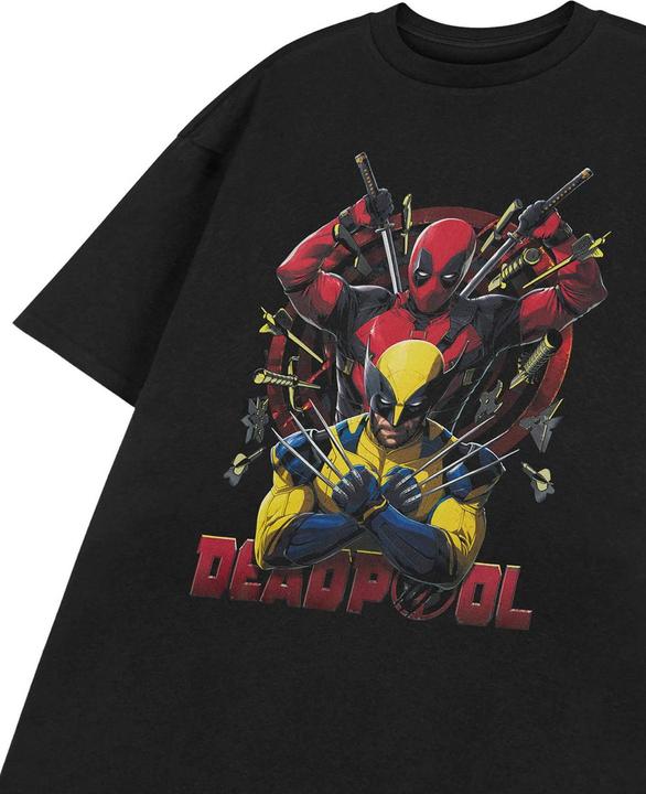 Immagine prodotto Deadpool & Wolverine Maglietta Coltelli Maniche Corte Uomo (XXL)