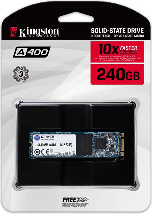 Actual product image Kingston A400 (240 GB, M.2 2280)