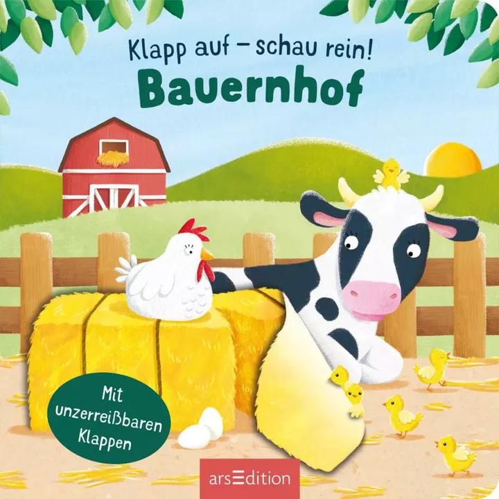 Produktbild Klapp auf – schau rein: Bauernhof (Deutsch, Marta Costa, 2021)
