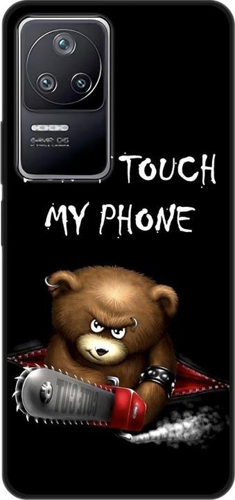 Dont Touch My Phone Bear Black