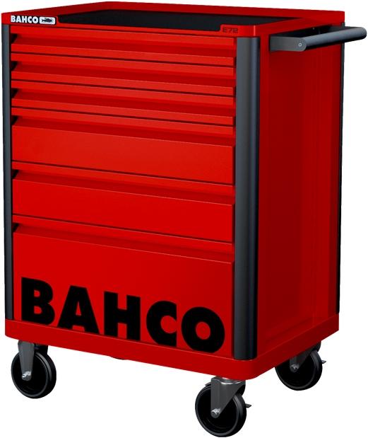 Produktbild Bahco 26"-E72-Werkstattwagen mit 6 Schubladen, rot, 693 mm × 510 mm × 955 mm (6 x)