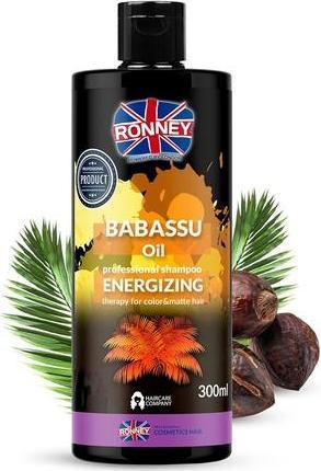 Image du produit Ronney RONNEY Babassu Oil Professional Shampooing Energizing Therapy For Color &amp  Matte Hair (300 ml, Shampoing liquide)