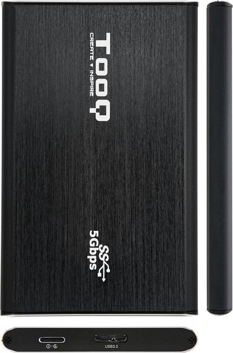 Produktbild Tooq Technology CAJA EXTERNA TQE-2529B 2,5" 7 MM SATA USB 3.0 UASP NEGRA (2.5")