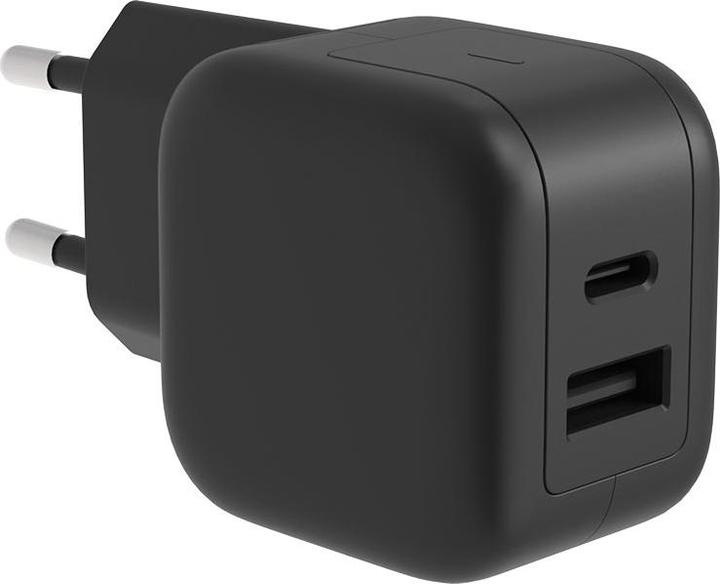 Produktbild HQ Power Schnelles USB-Ladeger?t mit GaN-Fast-Technologie - 2 Ausg?nge - USB-A und USB-C - 30 W (30 W)