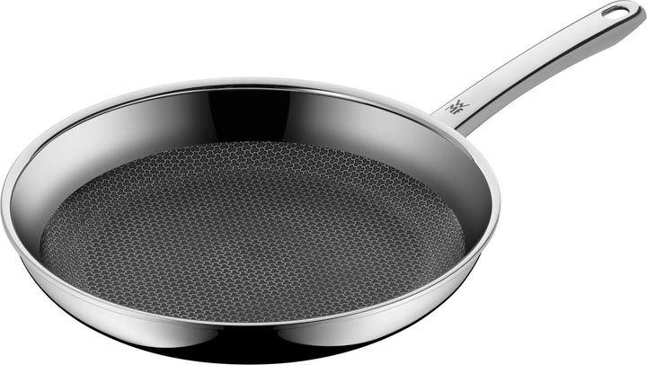 Produktbild WMF Edelstahlpfanne Bratpfanne 28cm Wender Profi Resist Induktion beschichtet (28 cm, Bratpfanne, Edelstahl, Aluminium)