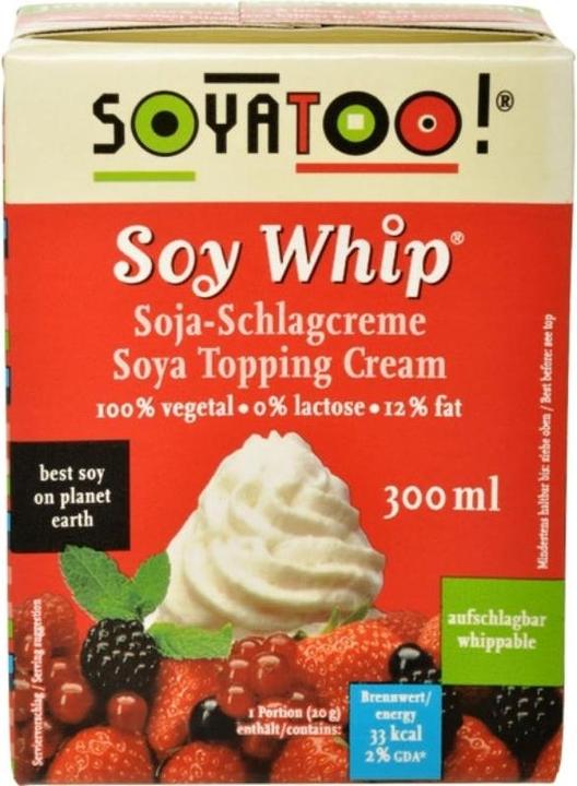 Produktbild Soyatoo! Soy Whip Soya Topping Cream (1 x 30 cl)