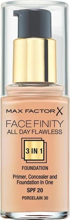 Actual product image Max Factor All Day Flawless 3in1 Fond de Teint No 30 (030)